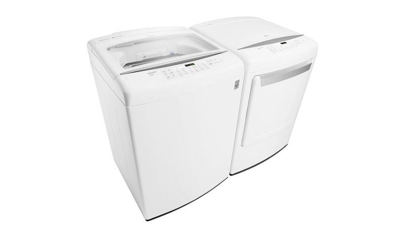 LG LAVEUSE DE 5,2 PI 3 À CHARGEMENT PAR LE HAUT À HAUTE EFFICACITÉ AVEC COMMANDES FRONTALES ET FONCTION DE PRÉLAVAGE, WT1501CW